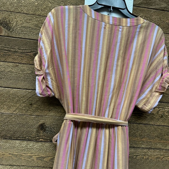 Xirena Drue Midi Dress Neopolitan Stripe w Pockets - Picture 3 of 8